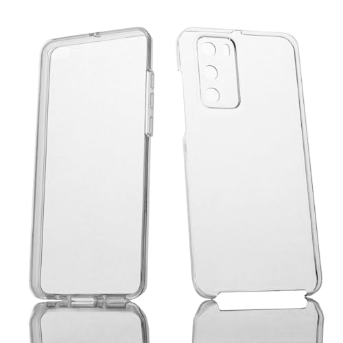 Max Power Digital Funda 360º para móvil Huawei P40 Silicona Transparente - Carcasa Resistente Full Body Delantera y Trasera Doble Cara Completa Entera (Huawei P40)