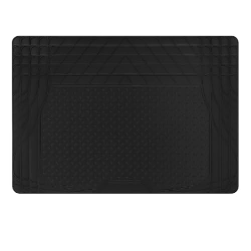 KPFILEH Car Cargo Liner All Weather Heavy Duty Trunk Liner Anti-Slip Trimmable Floor Mat Universal Automotive Trunk Protection Mat for Cars SUVs Trucks (Black)