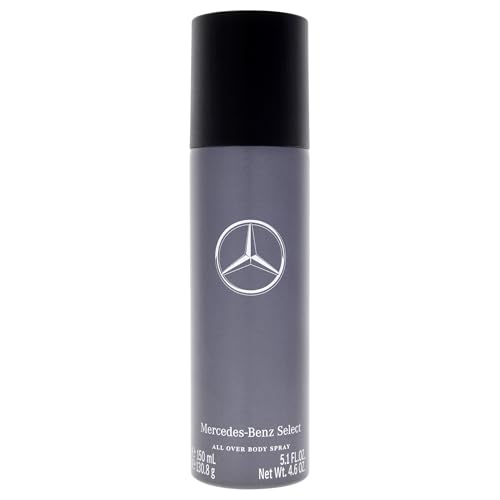 Mercedes Benz Select All Over Body Spray for Men - 5.1 oz Body Spray