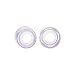 Microliter 11-0050N Snap Cap with Molded Septa, Natural, 11 mm Cap Size (Pack of 100)