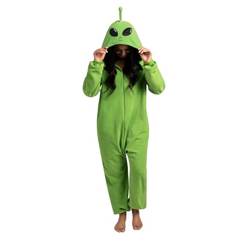 Spooktacular Creations Unisex Adulto Alien Pijama De Felpa Con Sombrero De Disfraces Para La Fiesta De Disfraces De Halloween Medio Spooktacular Creations Unisex Adulto Alien Pijama De Felpa Con Sombrero De Disfraces Para La Fiesta De Disfraces De Halloween Medio