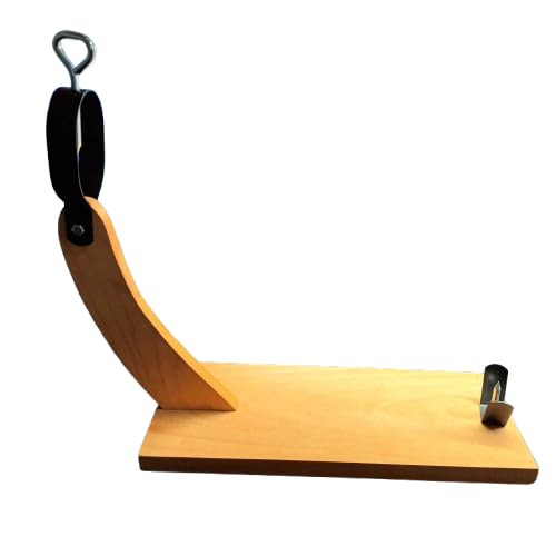 Jamonero gondola. Soporte para jamones de todo tipo. Soporte paletilla serrano o iberico. fabricado en madera y herrajes cromados.