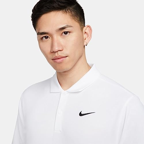 Image of Nike Mens Court Solid Tennis Polo Shirt
