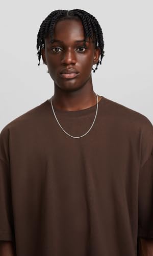 Camisetas Masculina Oversized Basica Larga Estilo Rua Streetwear T-shirt Casual Penteado 30.1 (BR, A