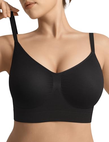 Bralettes for Women with Support Comfortable Bras No Underwire Seamless Everyday Bras