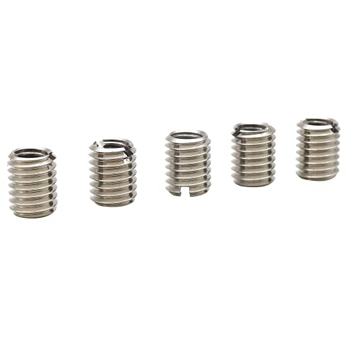 secosautoparts 5pcs for m8x125 male to m6x1 female thread adapters sleeve reducing nut screw sleeve conversion nut m8 8mm male to m6 6mm female