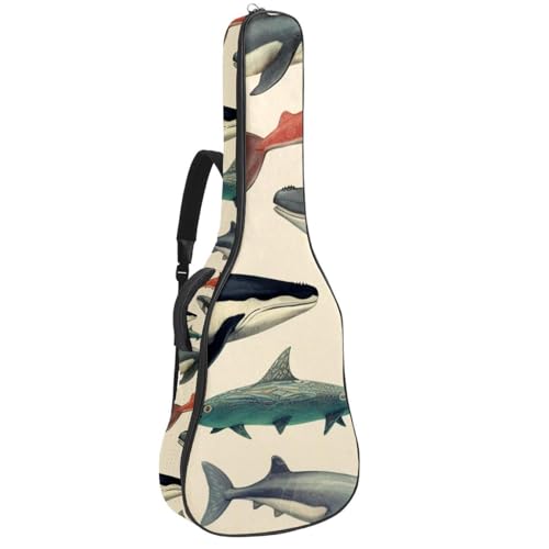 Housse de guitare acoustique vintage en tissu Oxford épais pour une protection optimale