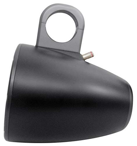 Image of Pair Kicker 43KMTES8B Black Marine 8 inch Wakeboard Tower Enclosures+Covers KMTES8
