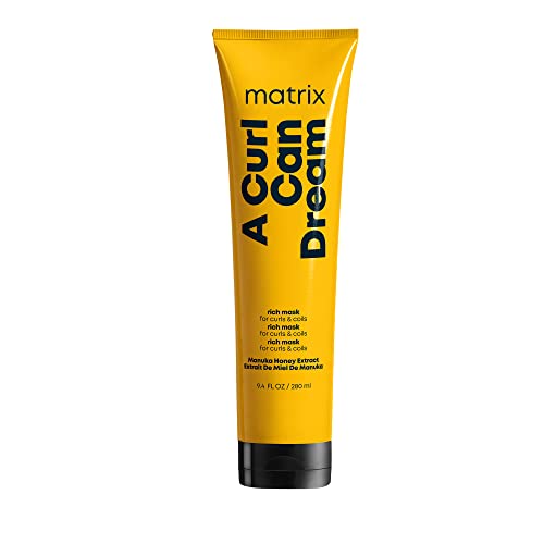 Matrix Maschera, Con Miele di Manuka per Capelli Ricci e/o Mossi, Nutre e Protegge la Forma del Riccio, Total Results A Curl Can Dream, 250 ml