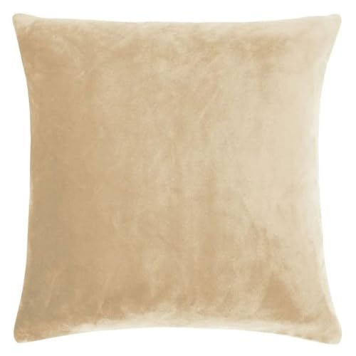 Pad - Kissenhülle - Kissenbezug - Smooth - Samt - Natural - 50 x 50 cm