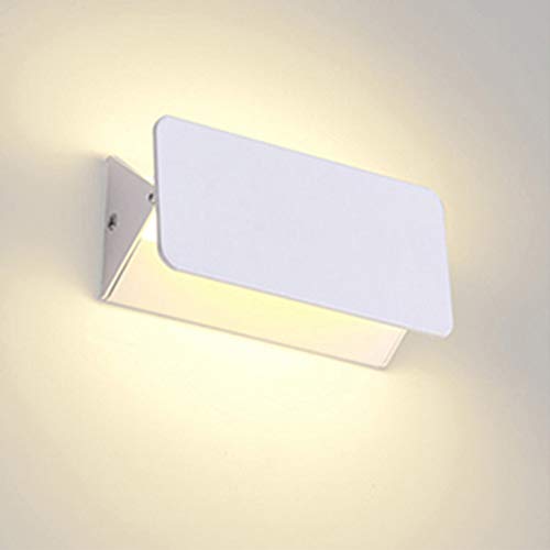 Aplique LED pared interior de 6W y luz blanca cálida regulable para pasillo casa