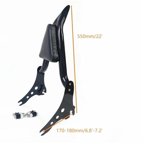 Coussin dossier pour Softail pour éliminer la fatigue du passager - 5