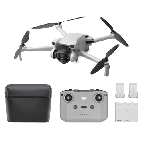 DJI ドローン Mini 3 Fly Moreコンボ Plus ドローン 撮影 小型 リモートID対応 4K HDR動画撮影 51分飛行時間 縦向き撮影 インテリジェント機能搭載 折り畳み式 軽量 ミニカメラドローン カメラ付き 賠償責任保険1年無償付き グレー