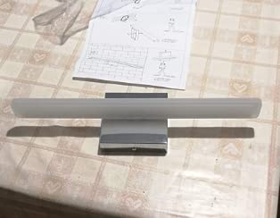 YIQAN Illuminated Bathroom Mirror 4000K 24W 1680LM Dimmable wall mouted vanity mirrors with two led light for make up one touch switch with anti frog heating