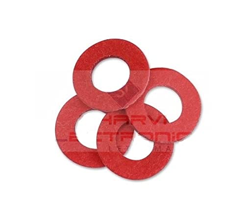 3x8x0.8mm Insulated Fiber Washers Red - 10 Pieces Pack (B09J8Z2BL9) Amazon Price History, Amazon Price Tracker