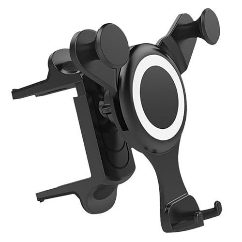 Toaluea Support Telephone Voiture, Porte Telephone Voiture pour Grille Aération, 360° Rotation Support Voiture Réglable, Pose Téléphone Voitur pour iPhone Samsung Huawei Android Smartphone