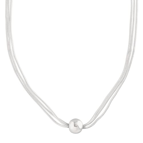 Silpada 'Thoreau' Multi-Strand Bead Necklace in Sterling Silver,