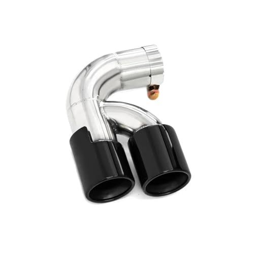 Embout pot d'échappement double sortie noir en acier inoxydable pour BMW Série 1 F20 120i