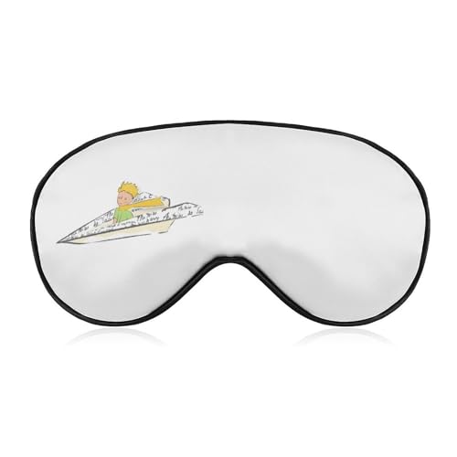 星の王子さま アイマスク 睡眠アイマスク 目隠し 睡眠用 安眠 遮光 軽量 通気性 寝る時マス ク昼寝/仮眠/旅行に最適