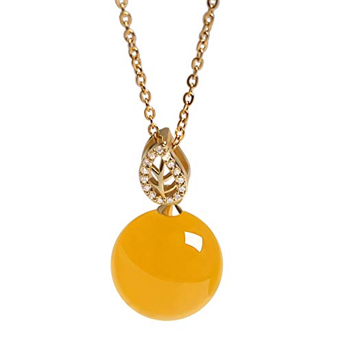 Agate naturelle perles rondes et pendentif calcédoine argent 925