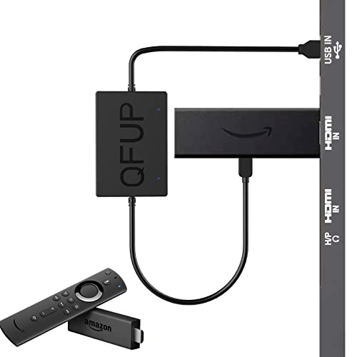 QFUP USB Power Adapter for Fire TV Stick, Fire Stick TV Replacement Power Cord USB Power Cable Power Your Fire Stick Directly Form Your TV'S USB Port ï¼ˆEliminates The AC Outlet and Power Cordï¼‰