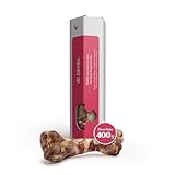 dr. bimix Hueso de Jamón Natural para Perros Medianos y Grandes – Snack 100% Natural – Chuche Duradera para Masticar – 400 g - 1 Pack