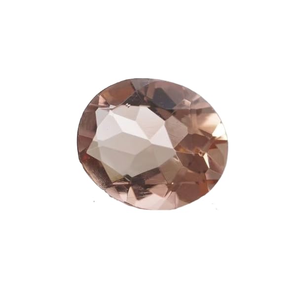 Gemme de morganite ovale coupe fine pour fabriquer un pendentif unique à offrir