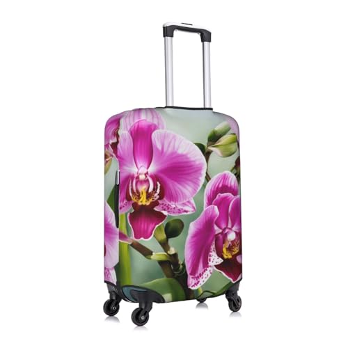 Housse de bagage orchidée blanche pour valise de vacances L - 3
