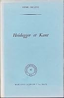 Heidegger Et Kant 9024750164 Book Cover