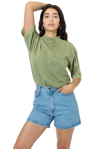 1801MW - The 1801 Mineral Wash - 6.5oz GD Crew Neck T-Shirt Premium USA Cotton USA Made