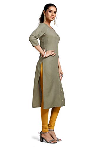 Image of Shiv Textiles Women's Cotton Regular Fashion Kurti