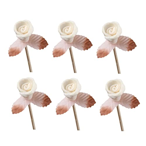 Cabilock 6piezas Palitos De Ratán para Aromaterapia Difusores De Aceites Esenciales Decoración De Hogar