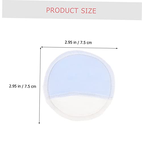 FRCOLOR 10 Pcs Almofadas De Limpeza De Veludo Almofada De Limpeza De Maquiagem Almofada Facial De Li