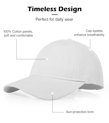 Image of LiuSuper Hats for Small Heads Men, Petite Baseball Caps for Women, XXS Adjustable Trucker Hat Dad Hat(21.3 inch-22.8 inch, 54cm-58cm)