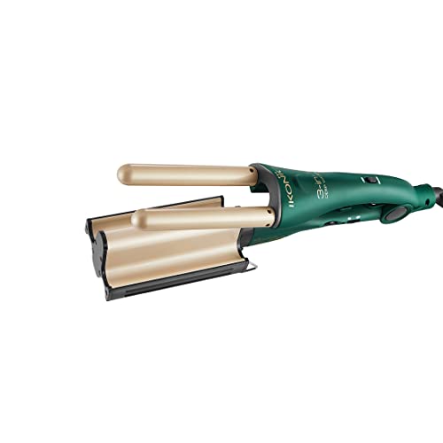IKONIC 3 IN 1 DEEP WAVER – CURLY- TWISTED- WAVY| HAIR STYLER | CURLING TONG| EMERALD COLLECTION | LIMITED EDITION