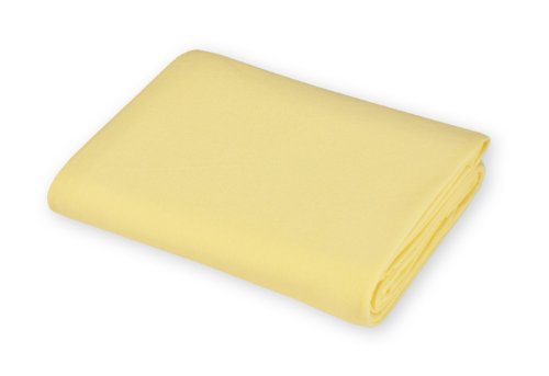 Image of American Baby Company Supreme 100% Natural Cotton Fitted Crib Sheet 52 inch x 28 inch, Enhanced Thickness for Soft, Breathable & Hypoallergenic Jersey Comfort, Maize, Neutral for Boys & Girls