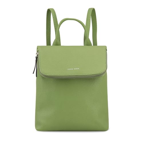Sac à dos en cuir véritable vert clair Lloyd Baker AGRA maroquinerie femme M