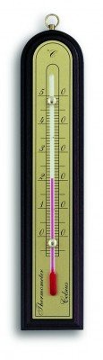 Preisvergleich Produktbild TFA Dostmann Exklusives Innenthermometer Mahagoni Gold 3, BL-10TFA