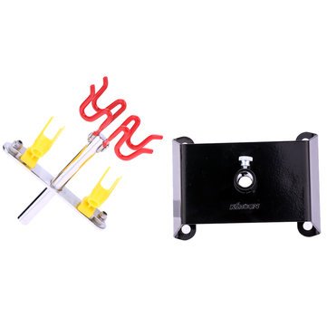 Atoz prime T30 Airbrush Holder Paint Spray Gun Holding Clamp-On Mount Table Mount 4 Airbrushes Swivel Tilt Set 1
