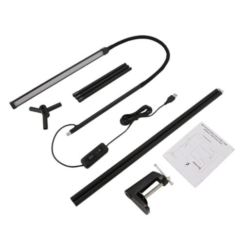 Lámpara LED regulable con protección ocular y brazo flexible