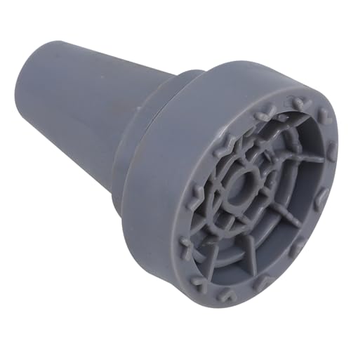 FRCOLOR Cane Feet Replacement Plastic Crutch Feet Sleeves Non-Slip Crutch Pad Crutches Pads Grey