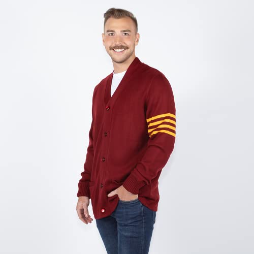 Image of Stewart & Strauss Cardigan Varsity Letter Sweater | American style button front letter sweater knit since 1977, heavyweight and ready for chenille letters and patches