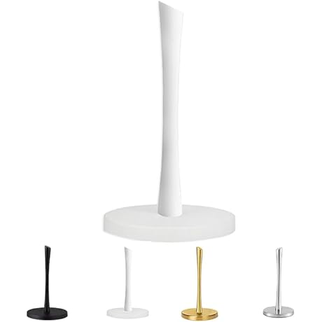 White Paper Towel Holder Countertop: Keep Your Kitchen Tidy with Sleek and Functional Storage