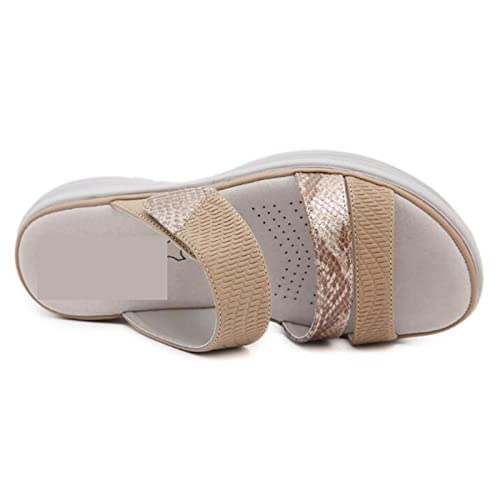 Sandales pour femmes chaussures plates solides été nu-pieds taille 3.5 UK