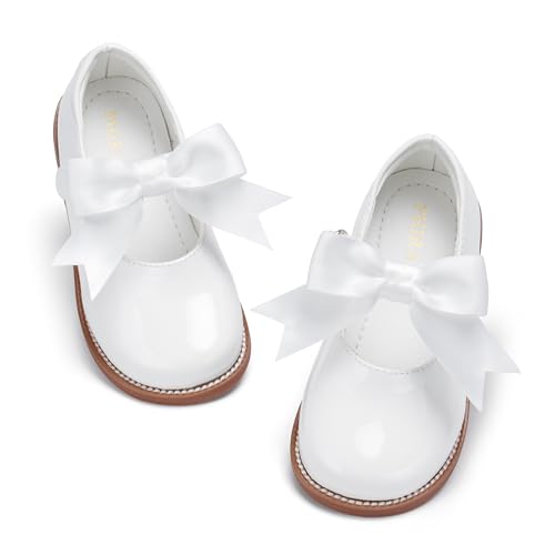Image of PHIRAMIN Toddler Girl Mary Jane Dress Shoes-Little Girl School Uniform Shoes for Wedding Party