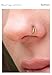 ZMANYIJEW 16G Minimalist Lines Septum Rings Stacked Gold Septum Ring Septums Clicker Nose Ring Piercing for Women Men (D-black)
