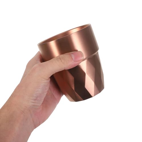 Vaso de agua de acero inoxidable de 300ml doble pared aislante y protección calor 5