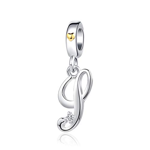 Charm inicial A con corazón para lucir en tus eventos familiares y diarios