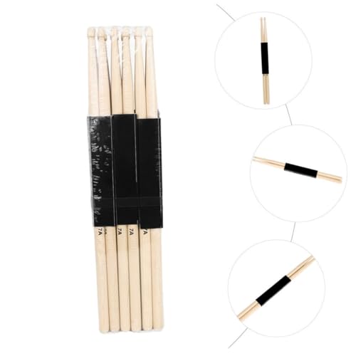 Baquetas Yardwe de arce, ligeras y versátiles, 12 pares, para principiantes y profesionales, diseño duradero para instrumentos de percusión, práctica y actuación miniatura 3