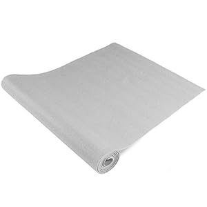 ProSource Classic Mat 0.125-in Esterilla de Yoga clásica de 1/8 Grosor, Extra Larga de 72 Pulgadas con Agarre Antideslizante, Color Negro, Unisex Adulto